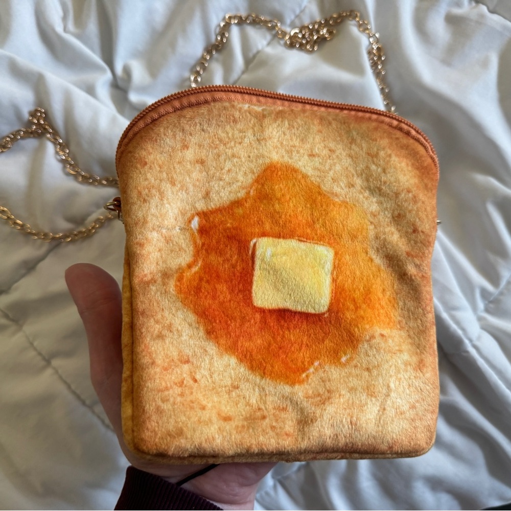 Orange Toast-Inspired Women's Bag
